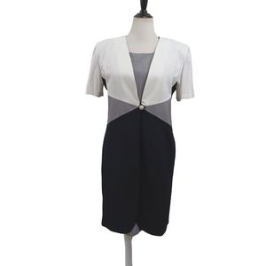 PERCEPTION BY IRENE B SHORT SLEEVE DRESS  SIZE 12  NWT